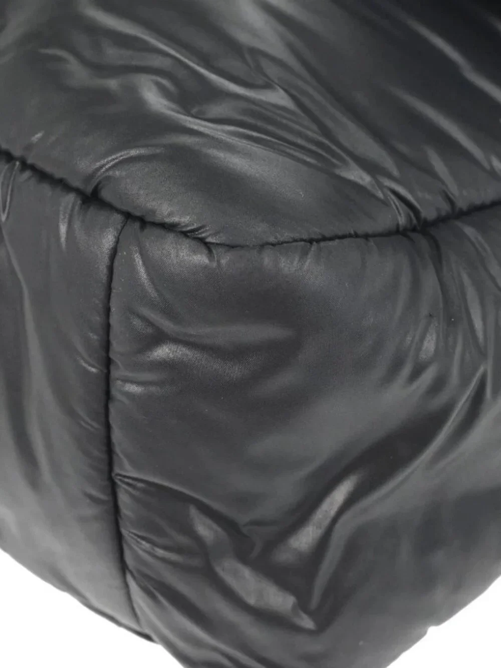 Chanel Black Quilted Nylon Coco Cocoon Messenger Shoulder Bag